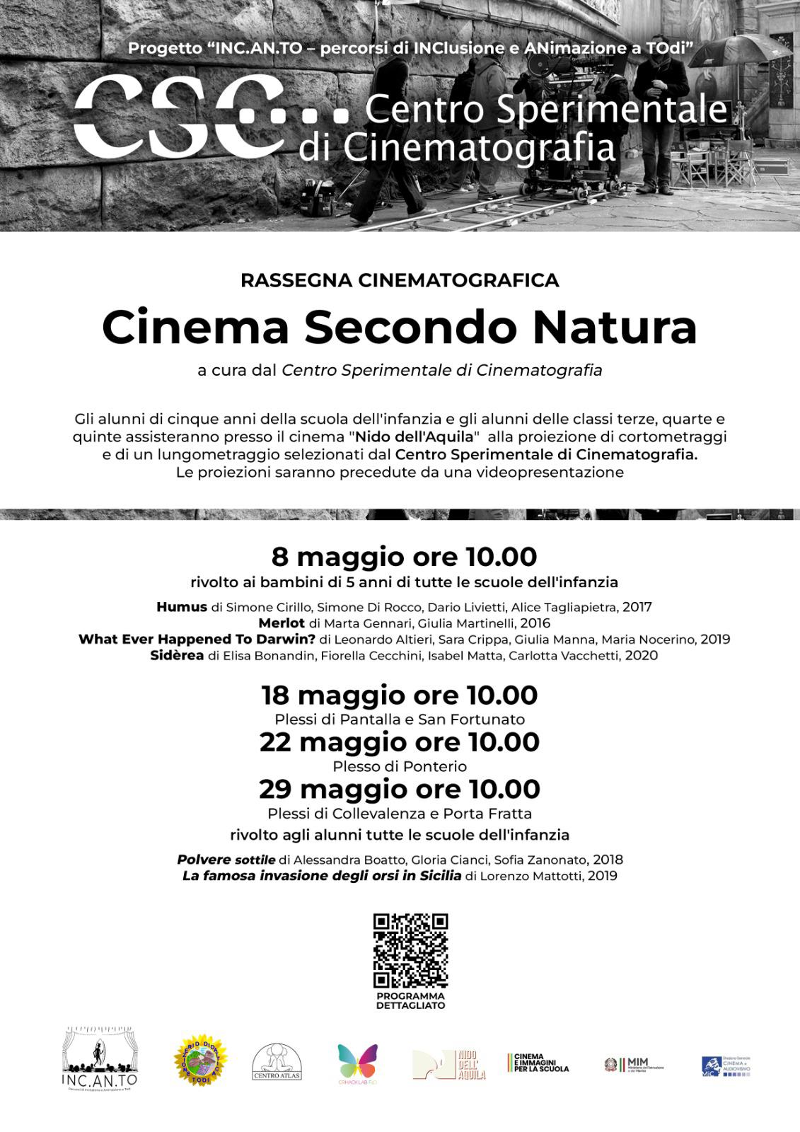 Locandina Rassegna Cinematografica Cinema Secondo Natura